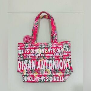 Pink San Antonio Tote Bag By Robin Ruth‎ NWT